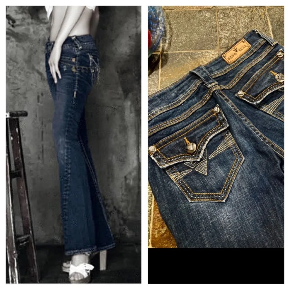 NWOT Sang Real Designer Bootcut Jeans - Image 7