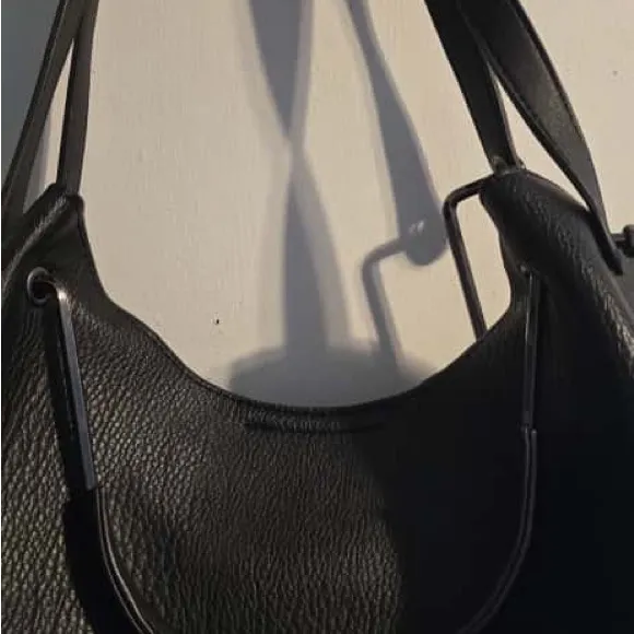 Sondra Roberts Black Leather Tote - Image 7