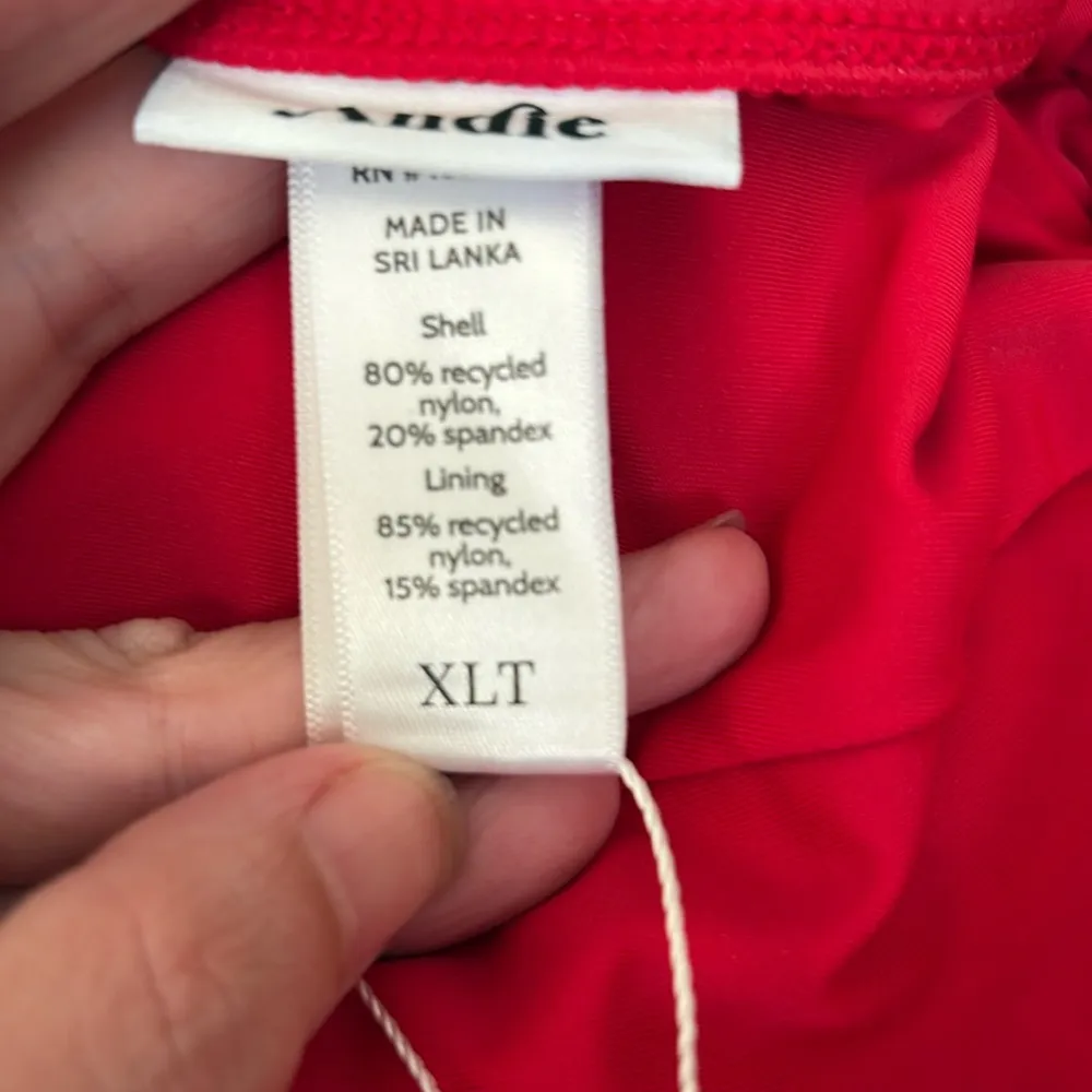 Andie The‎ Tulum One Piece LT Swimsuit Cherry Red size XL Tall NWT - Image 6