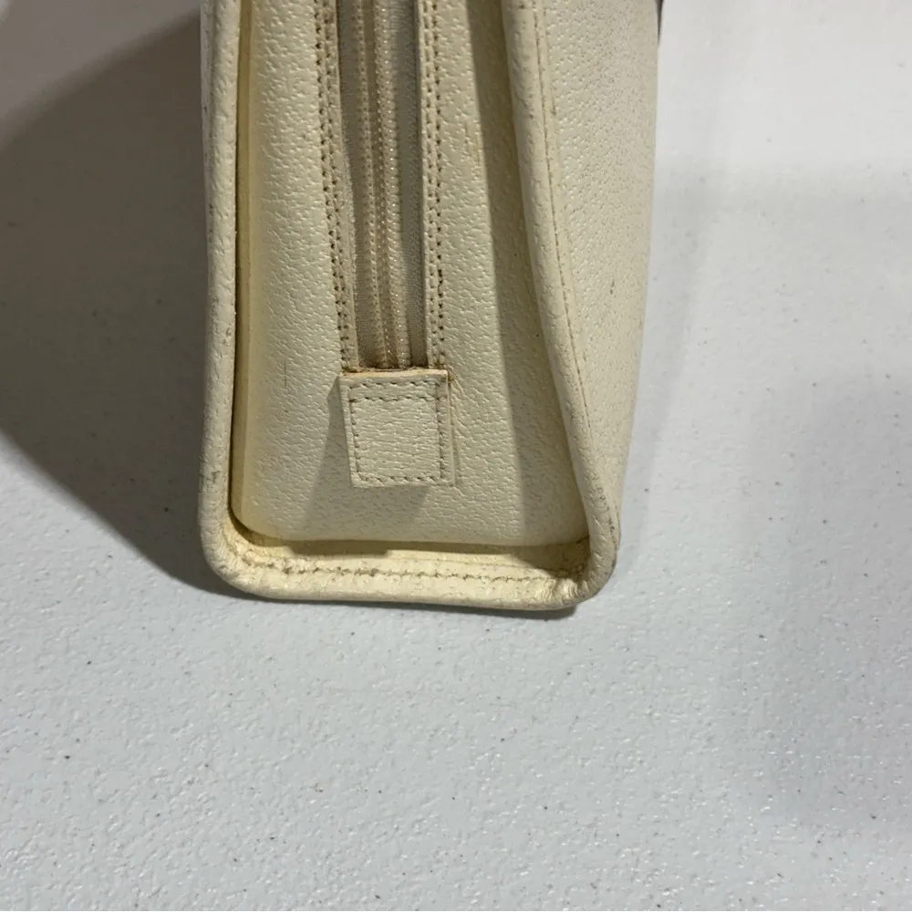 GUCCI Jackie Handbag Tote 002 1071 Silver Hardware Leather White 1669 - Image 4