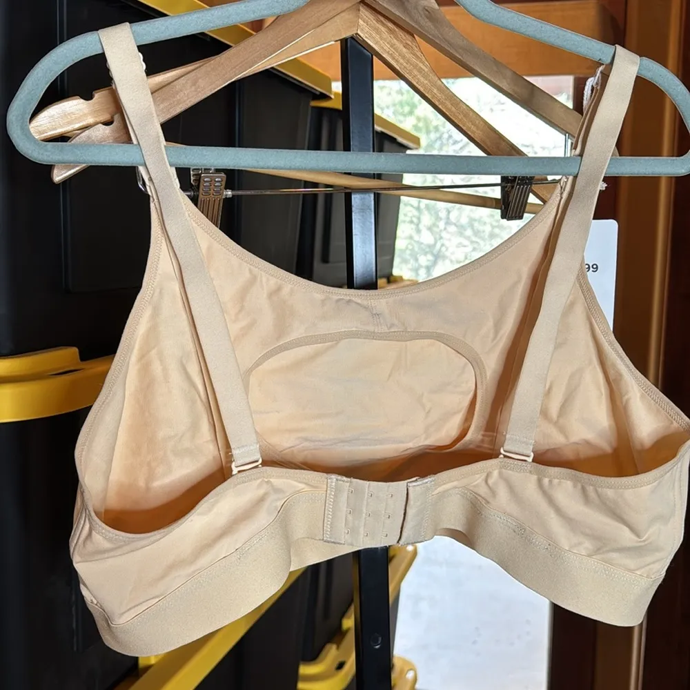 NWT Momcozy Hands Free Pumping Bra Nude Size XL - Image 14