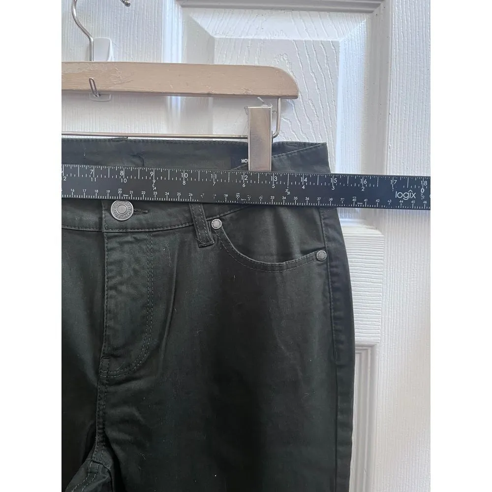 Buffalo David Bitton Hope Olive Green Mid Rise Skinny Jean Lightweight Size 6/28 - Image 5