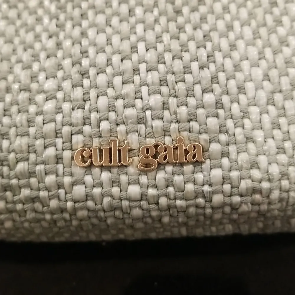 💕CULT GAIA💕 Jada Top Handle Clutch Bag Raffia ~ Mint Green NWT - Image 12