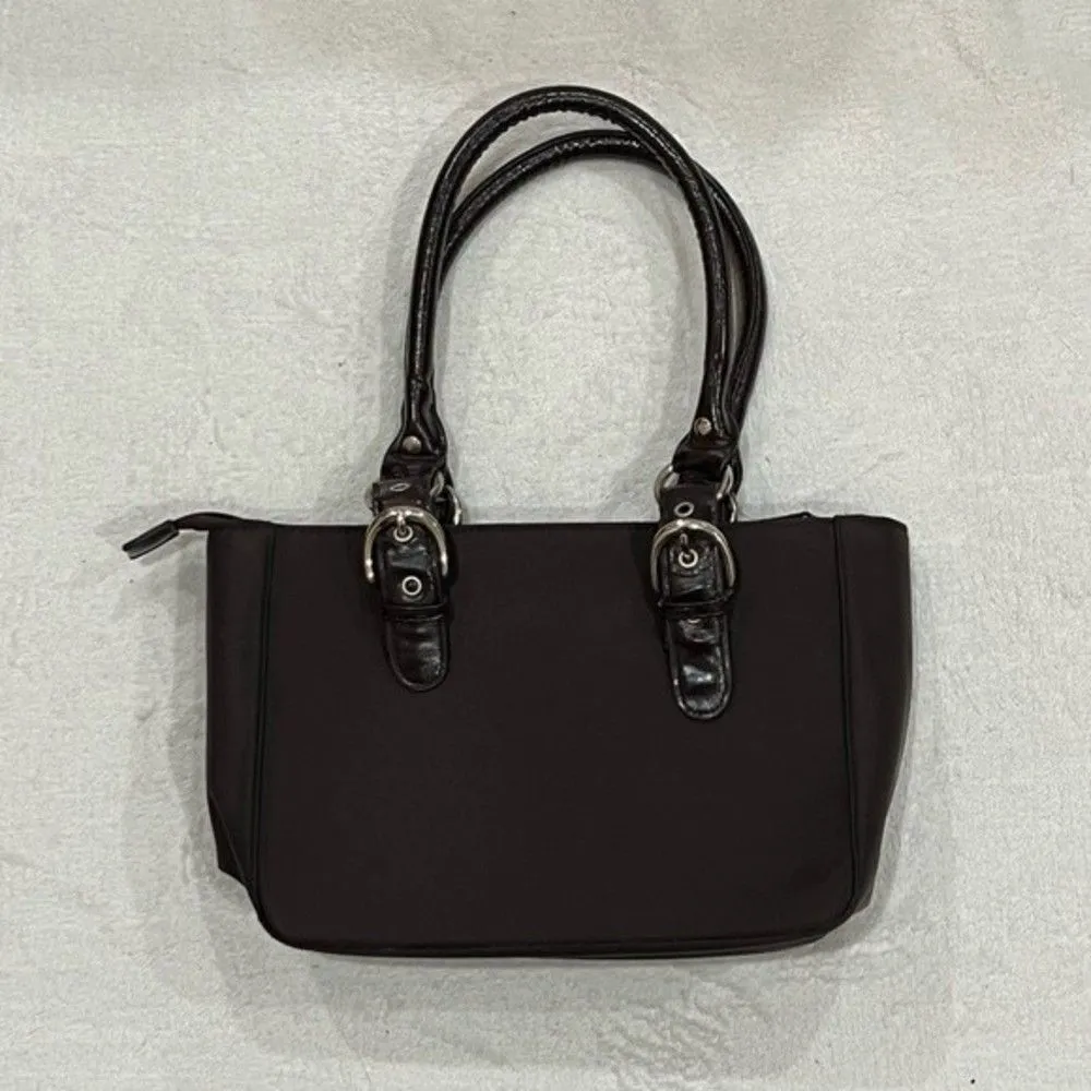 Luvali Dark Brown Bag with Kaleidoscope/Jungle Cover - Image 5