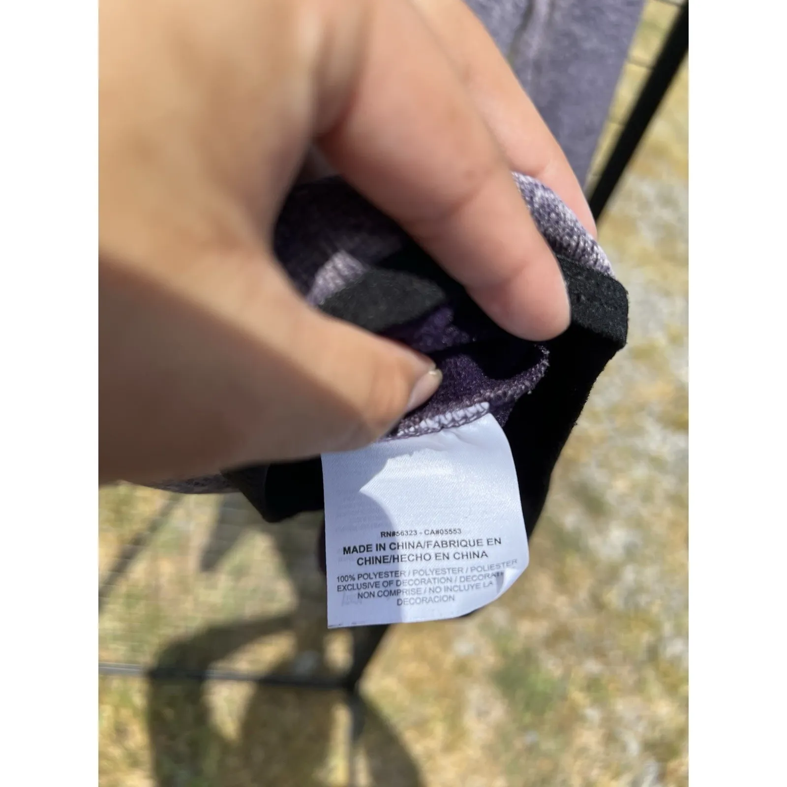 ✨Nike Dri Fit Womens Small S Hoodie Sweatshirt Purple Heather Fleece Lined Hi-Lo - Image 5