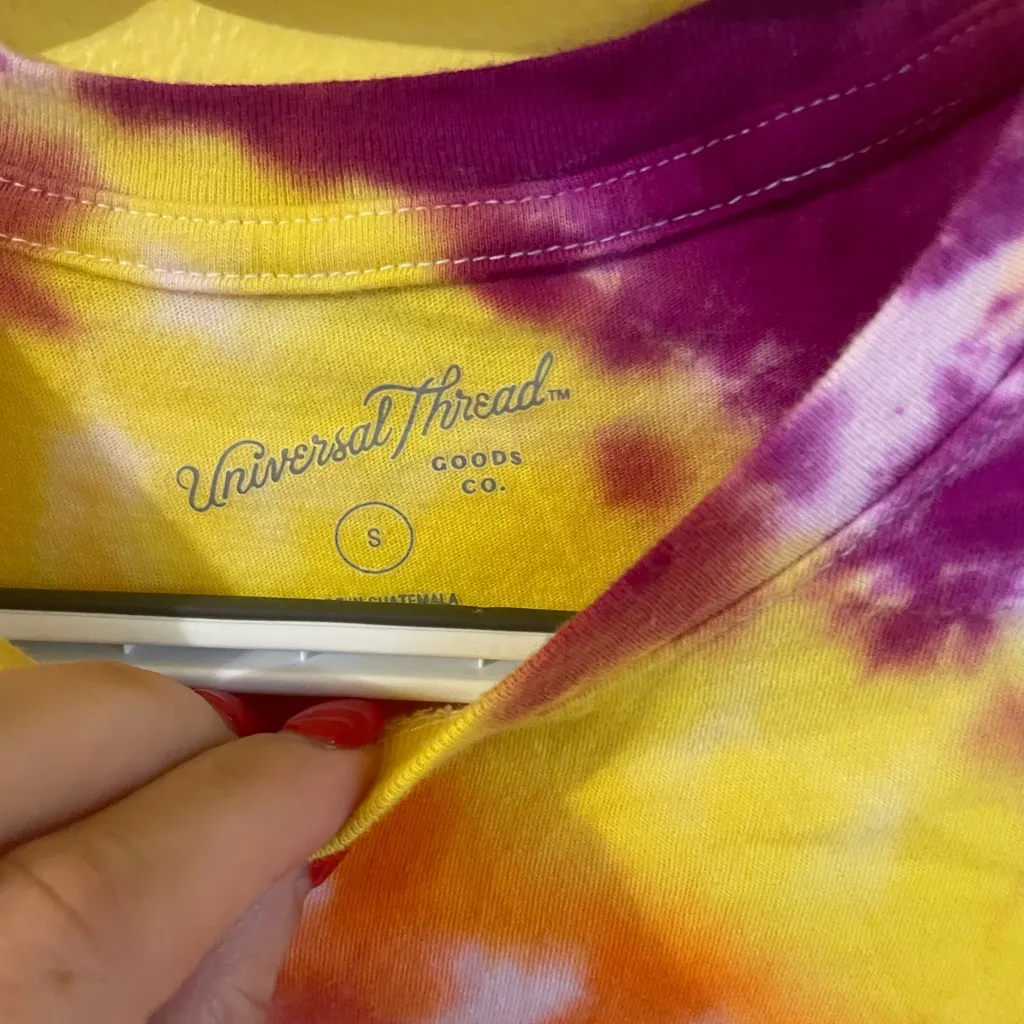 Universal Thread Multicolor Tie-Dye Tee - Image 2