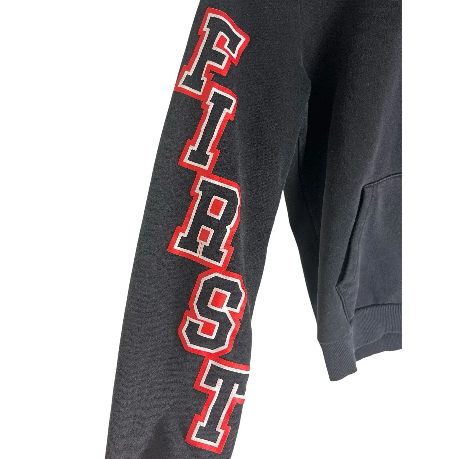 First Row Sweatshirt Hoodie Black Small Multicolor y2k Whimsygoth Streetwear - Image 4