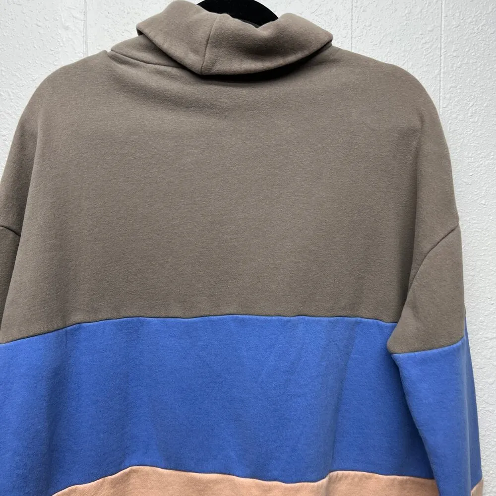 UOF Turtleneck Athleisure Oversized Womens Sweatshirt Small Activewear Soft Cozy - Image 7