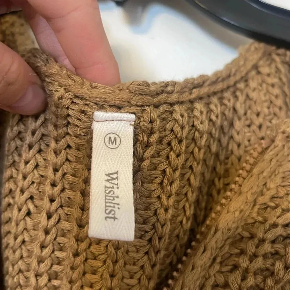 Wishlist  knitted zip up hooded vest - Image 4