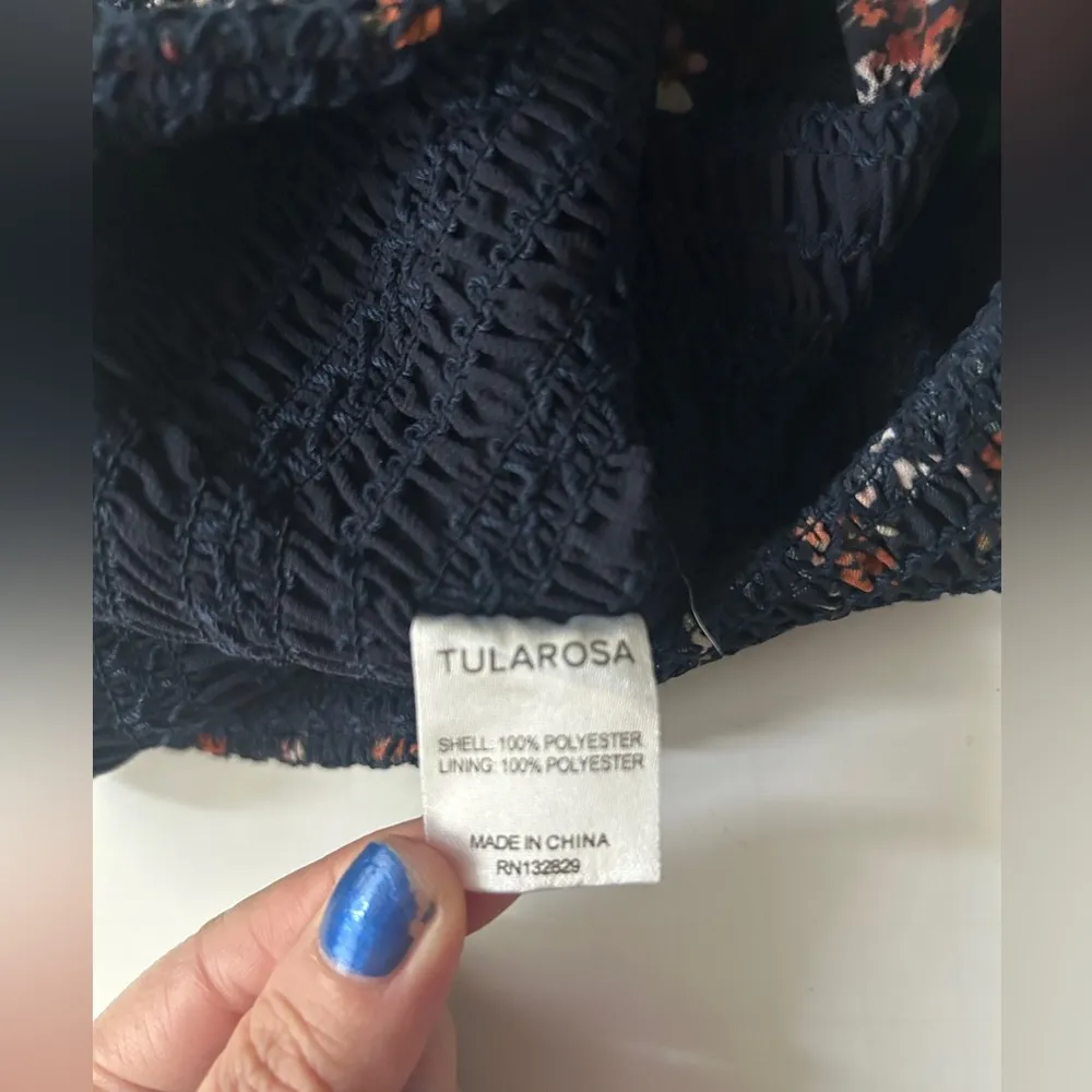 NWT Tularosa Women’s Bobby Smocked Crop Top - Image 5