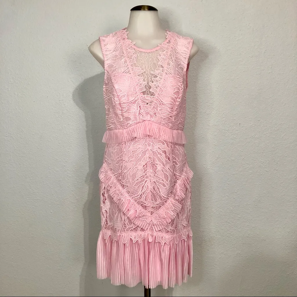 Bardot Francesca Dress in Pink Lady Size Medium - Image 2
