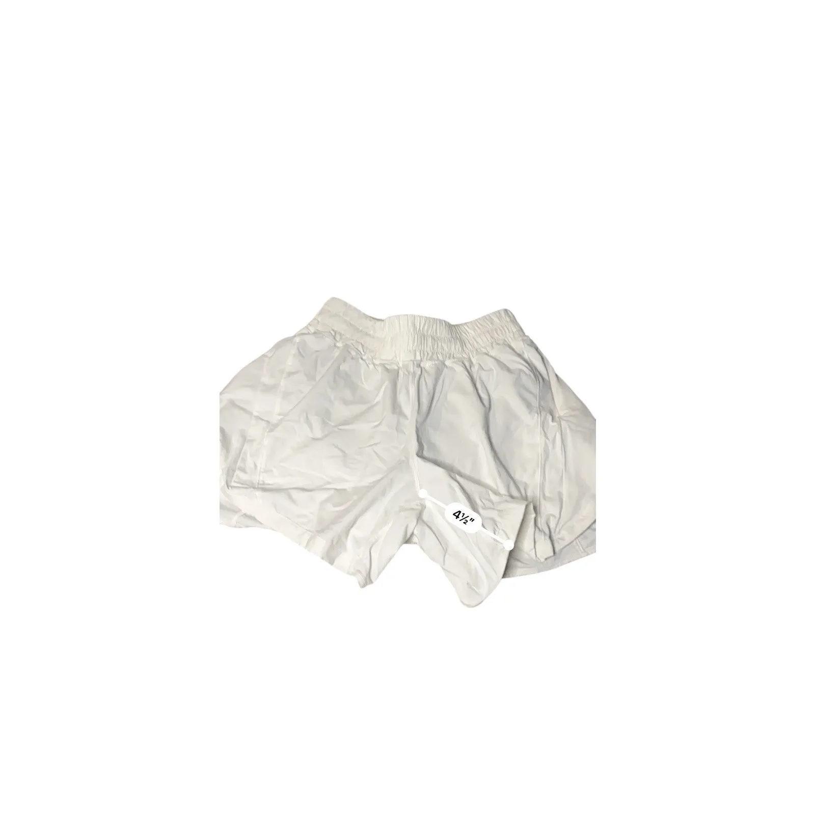 Lululemon Track That HR Short 5" *Lined Size 6 White - Image 8