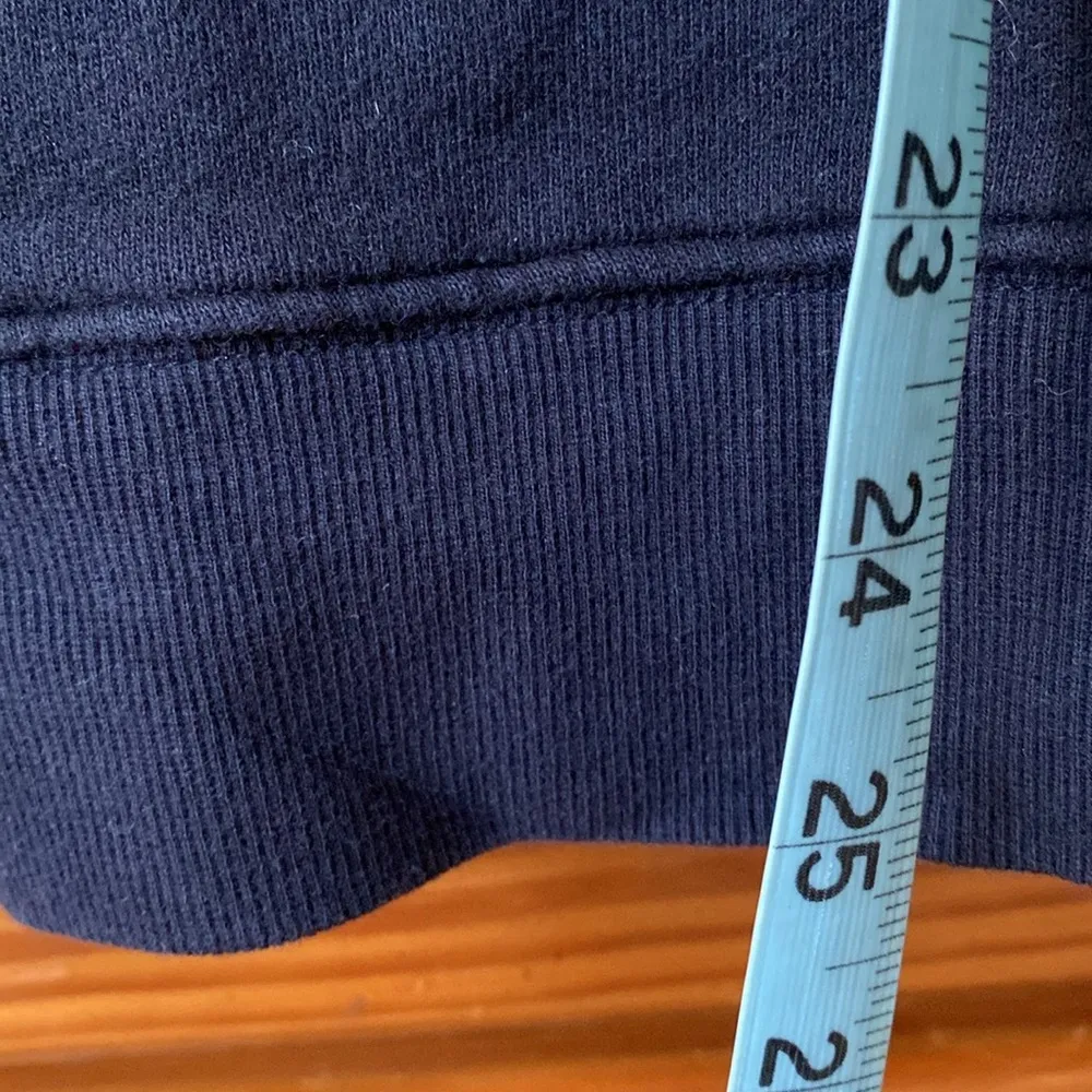 Pam & Gela Rhinestone Embellished Sweatshirt with thumb holes M Black - Image 7