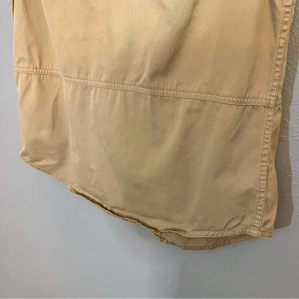 Vintage Ralph Lauren RL Women's Khaki Vest Utility Safari Fishing Cargo Vest Tan - Image 10