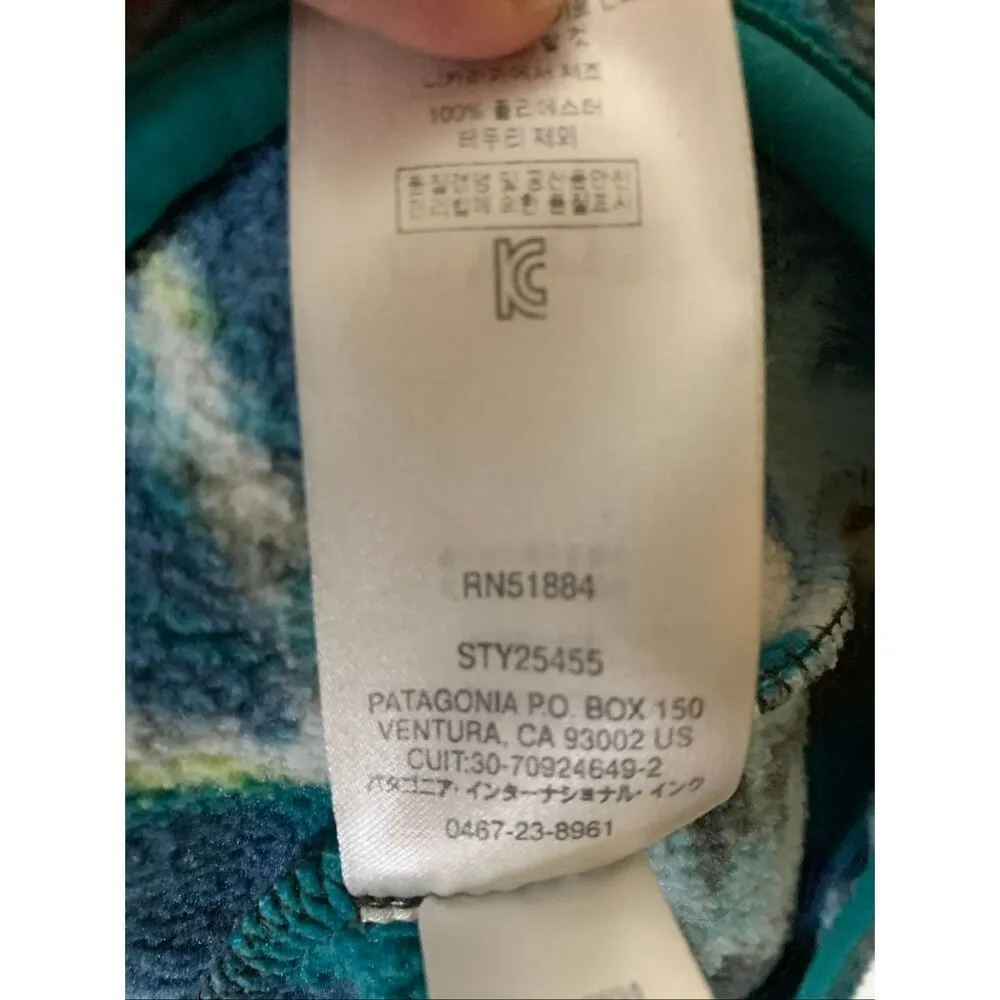 Patagonia Synchilla Trout tales Elwha women's size XS 25455 - Image 5