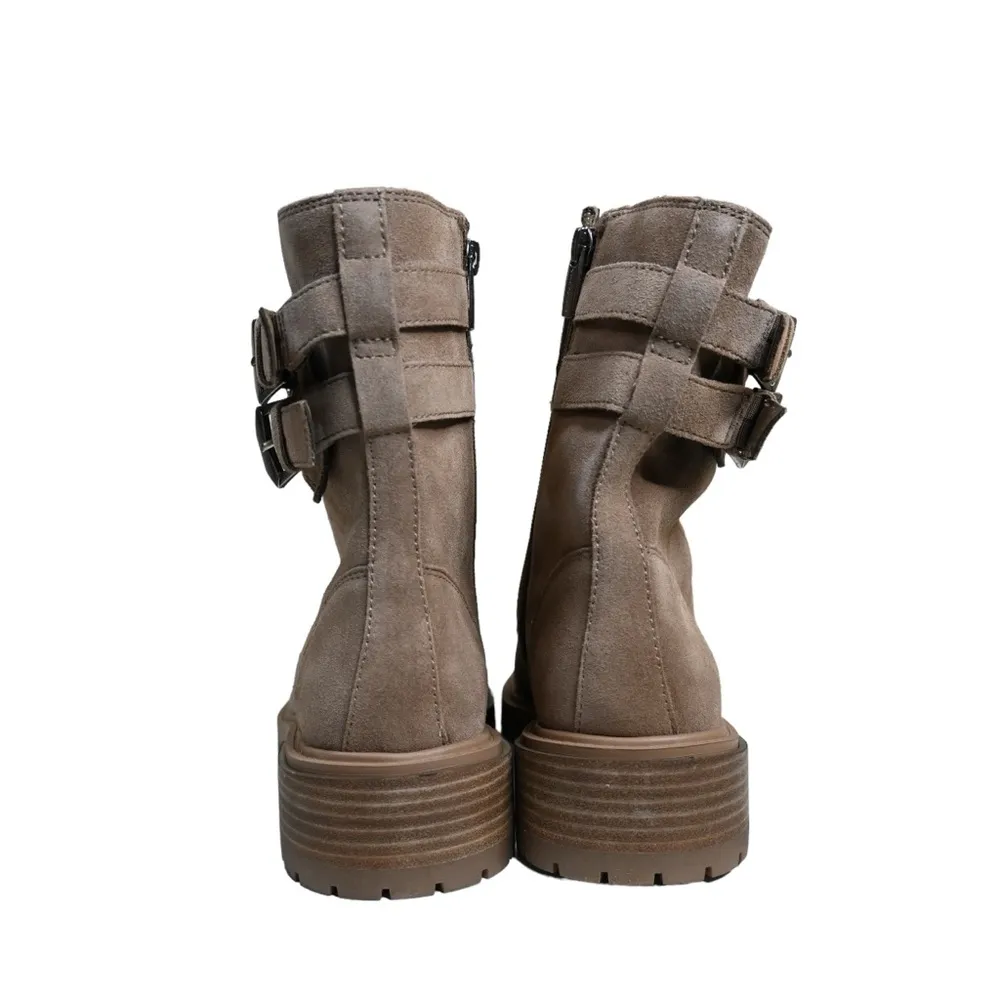 Vince Camuto Womens 8.5 Fawdry Combat Boot in Wild Mushroom NEW - Image 7