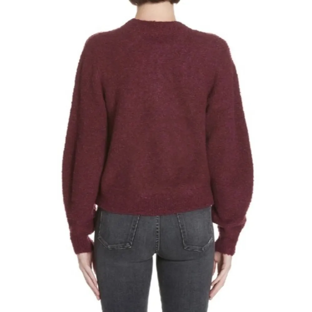 Joie • Stavan Metallic Detail Crewneck Sweater Blackberry - Image 10