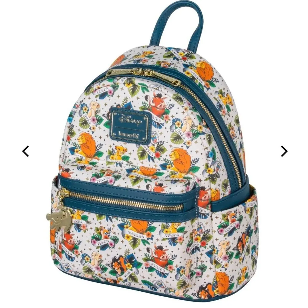 NWT RARE Disney Loungefly The Lion King Tattoo Mini Bag Backpack - Image 11