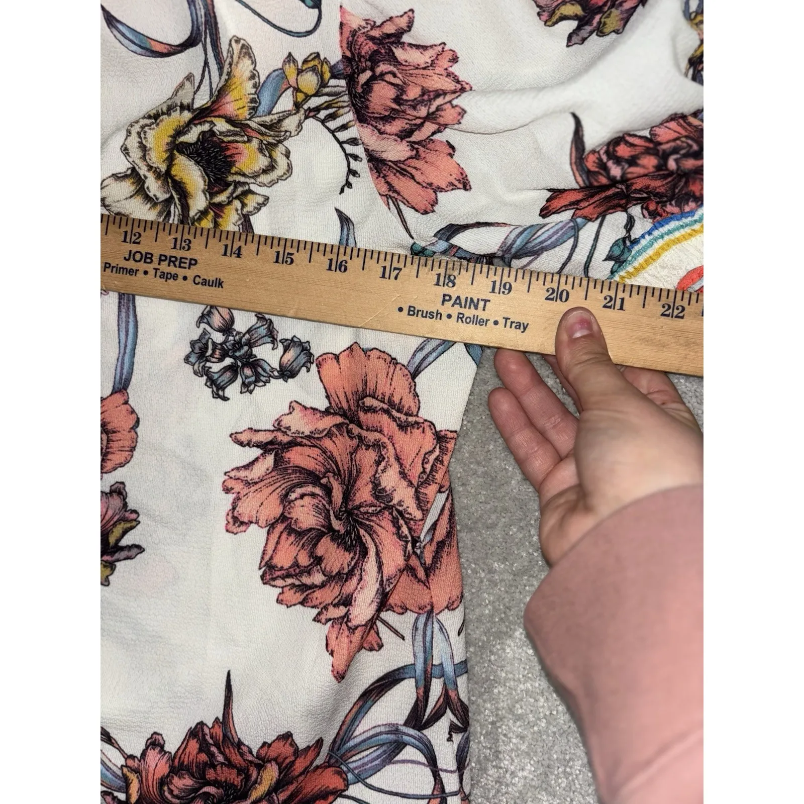 Flying Tomato Womens Floral Top Sz S Peasant Colorful Hippie‎ Arsty Flowy - Image 4