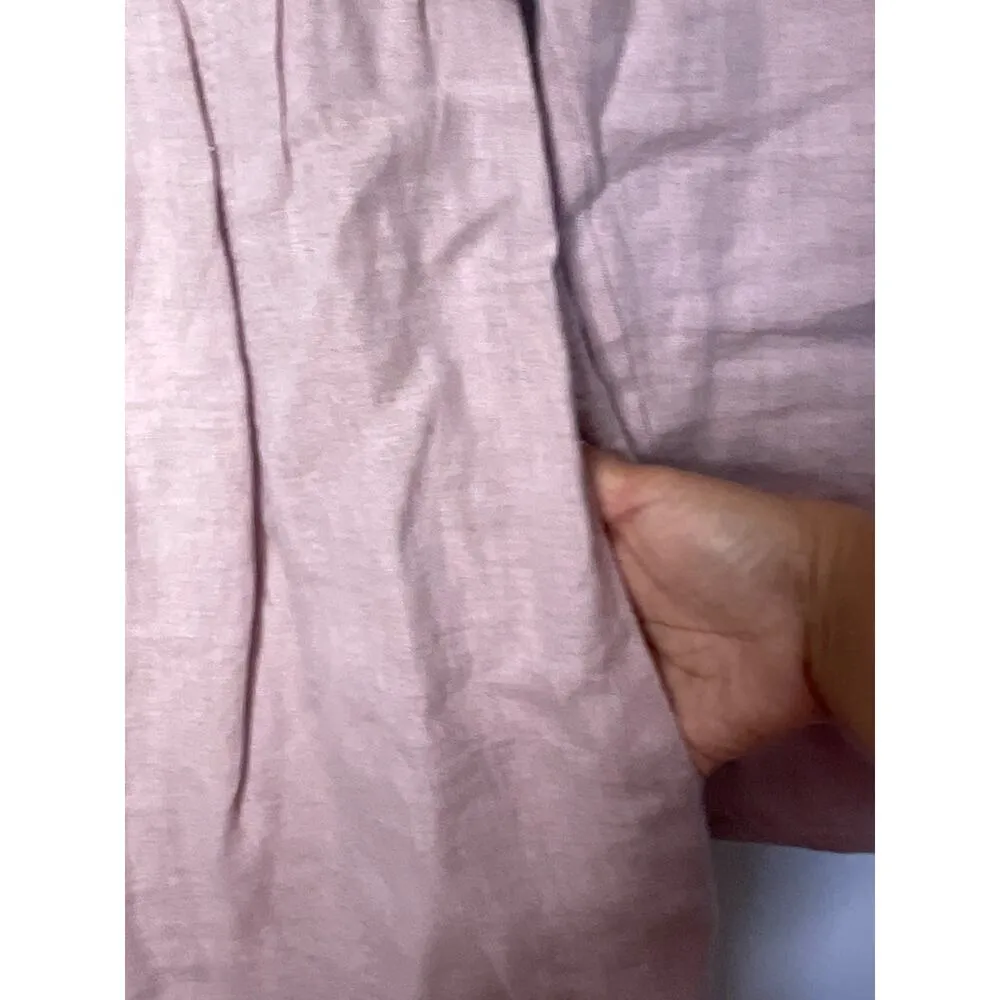 Ganni Open Back Lilac Hemp Babydoll Mini Dress NWT Size 32 US 0 - Image 4