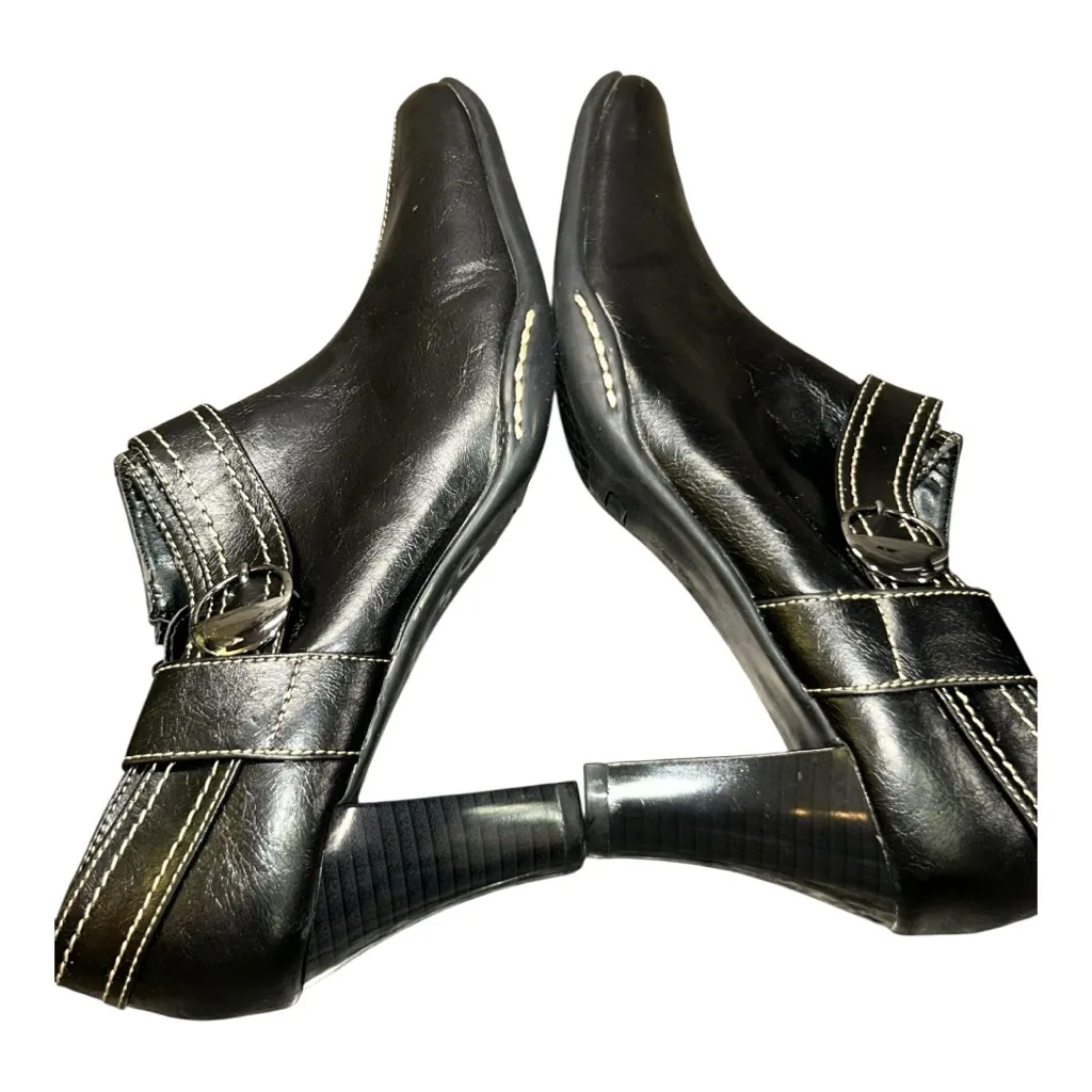 Aerosoles  Black Heeled Ankle Boots - Image 6