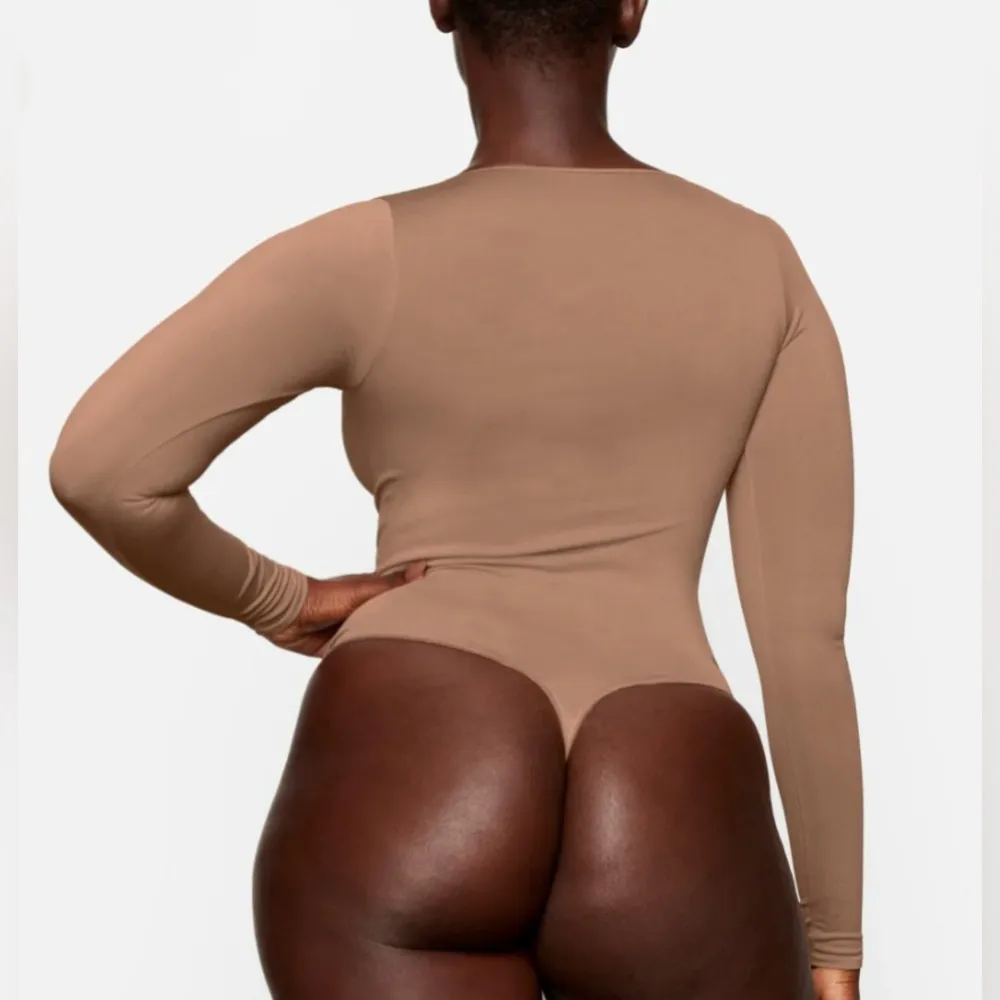 NWOT Skims Essential Long Sleeves Scooped Neck Bodysuit Sienna Size 4X/5X - Image 2