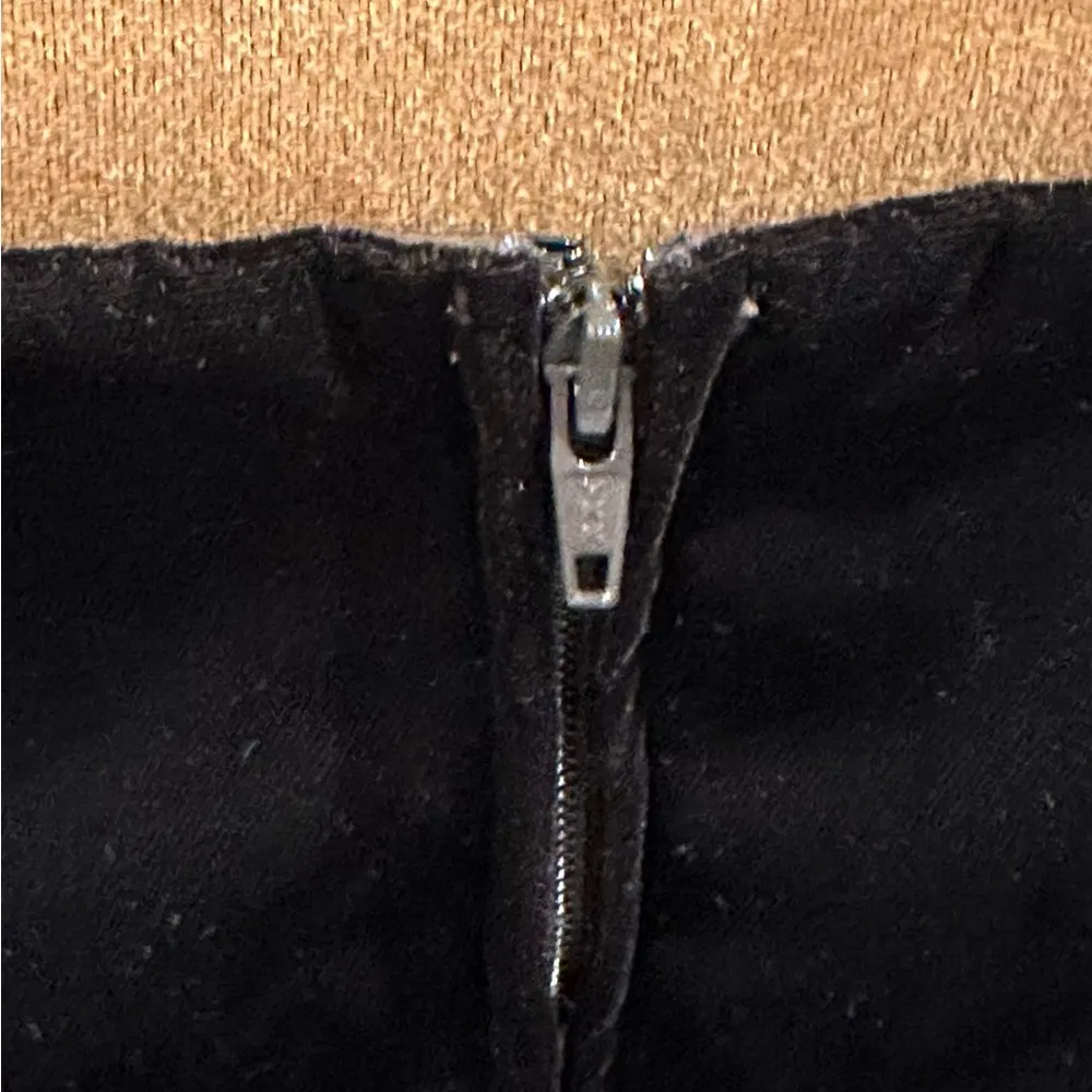 David’s Bridal Dark Chocolate Velvet Brown Strapless Corset Look Top Sz 12 - Image 6