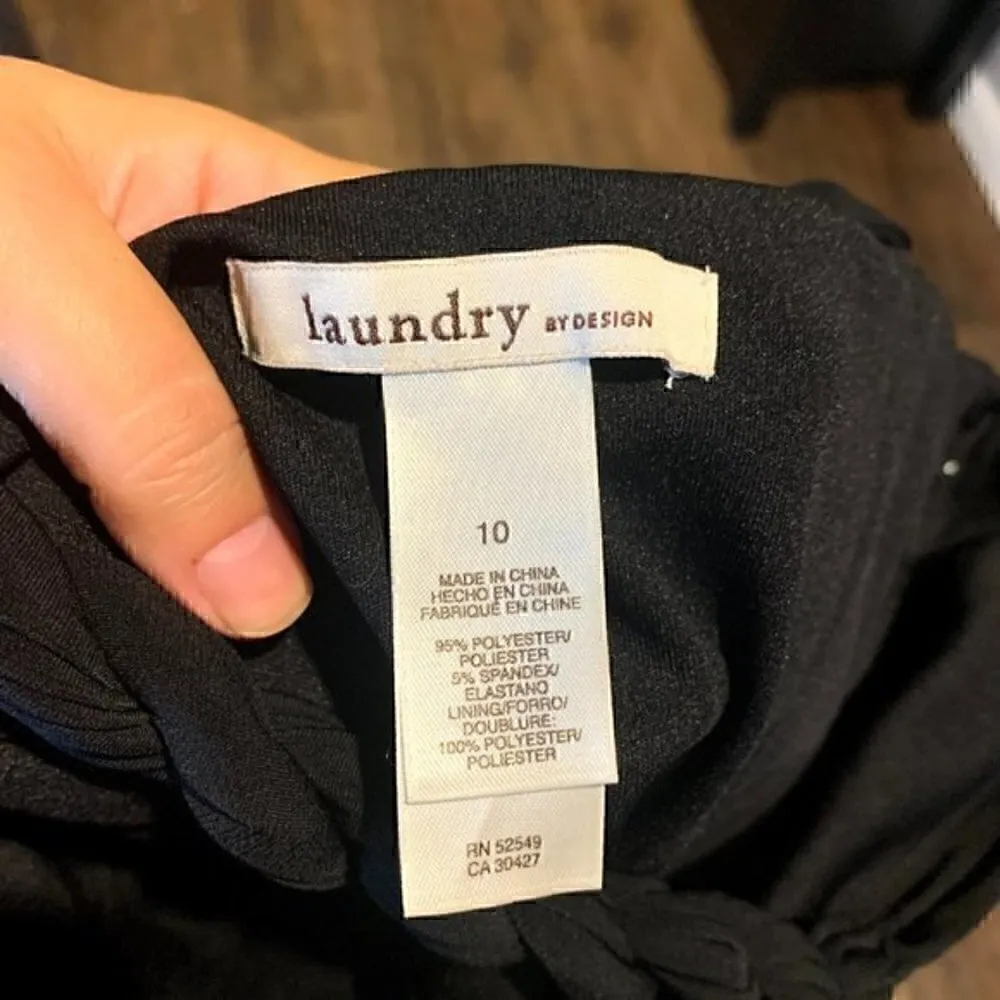 Laundry by Design black one strap long dress - Image 5