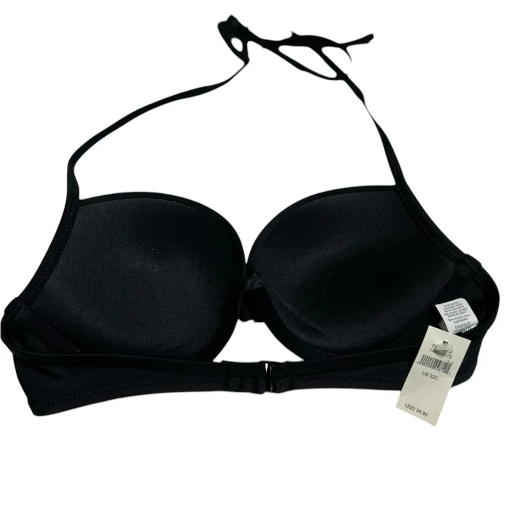 NWT  American Eagle Women’s Black Push Up Underwire Bikini Bra Swim Top 32C - Image 2