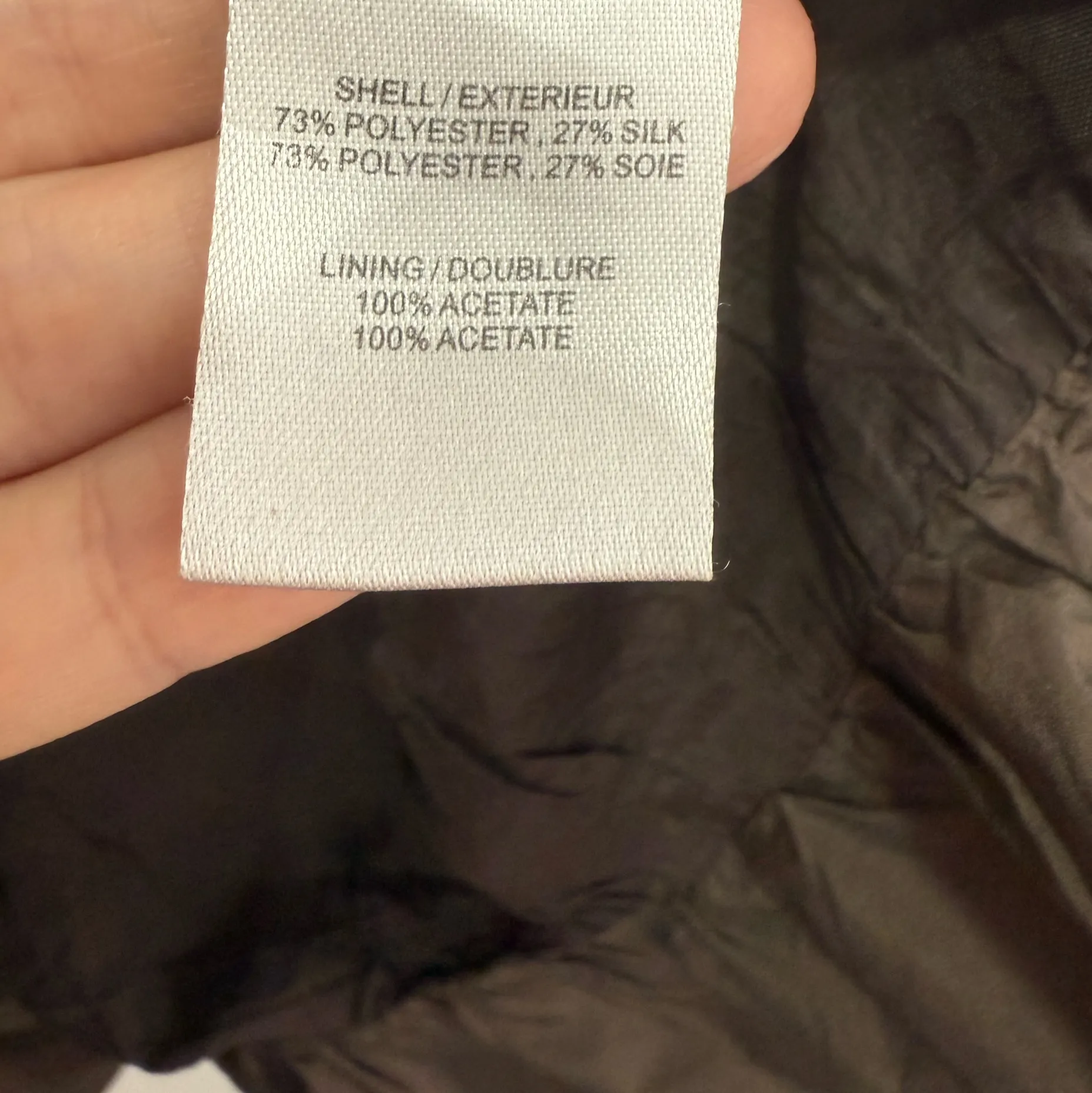 NWOT Theory silk blend blouse with sequin trim - Image 4