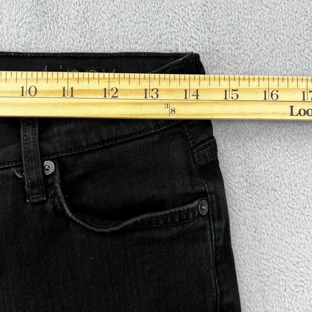 7 by 7 For All Mankind Jeans Women's‎ The Skinny  Size 26 Black Classic - Image 6