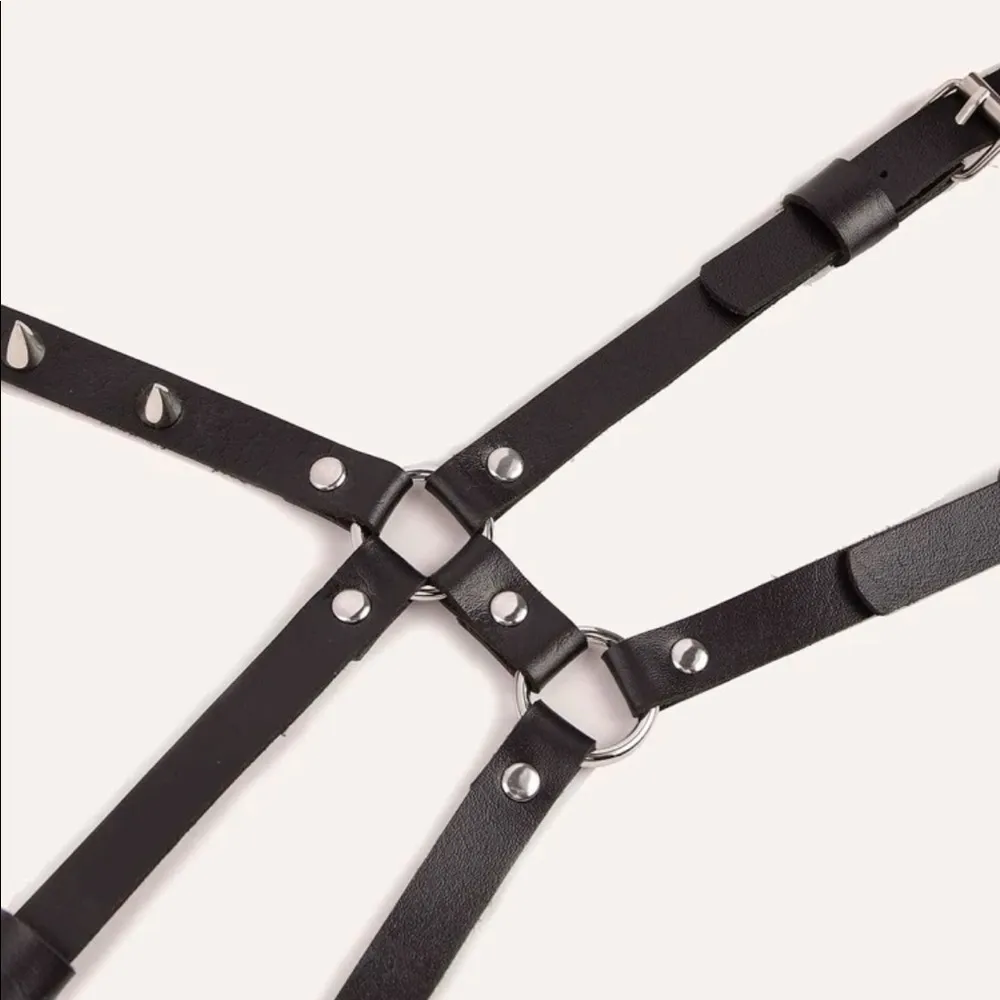 Spike Oring Harness Black New - Image 3