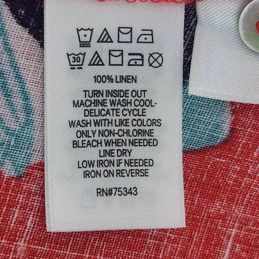 Sigrid Olsen Colorful Floral Linen Dress NWT XS Colorful Linen Dress - Image 10