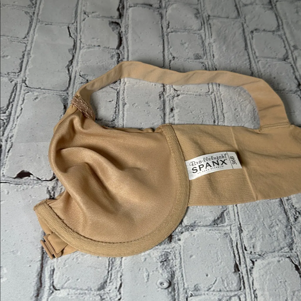 SPANX Bra-llelujah Sara Blakely Women's Nude Bra size 36B Non Padded Underwire - Image 9