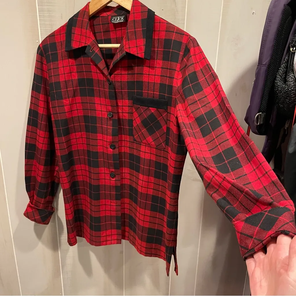 Cute soft plaid flannel pajama - Image 7