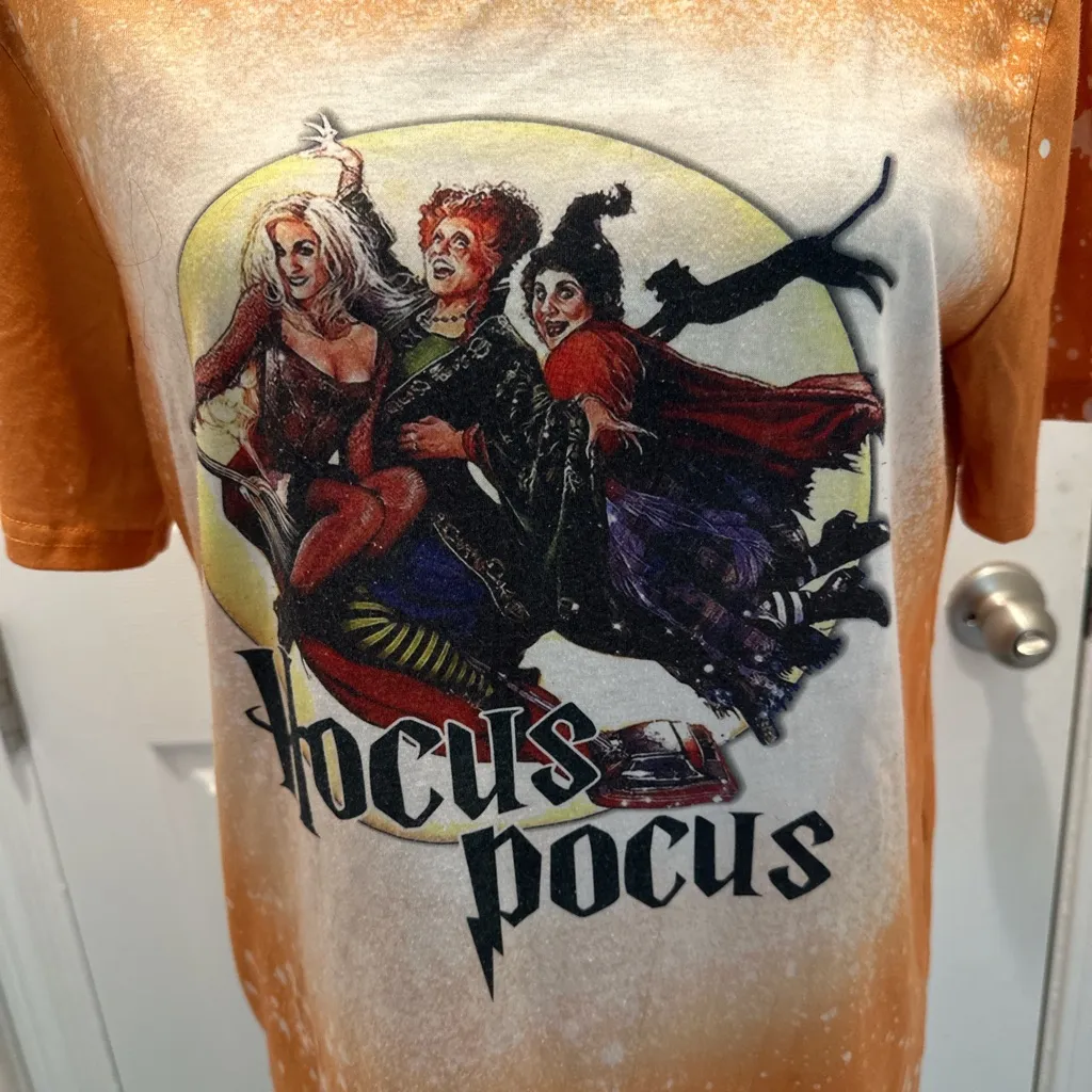 Tamara’s Tidbits “Hocus Pocus” Orange Splatter T - Image 2