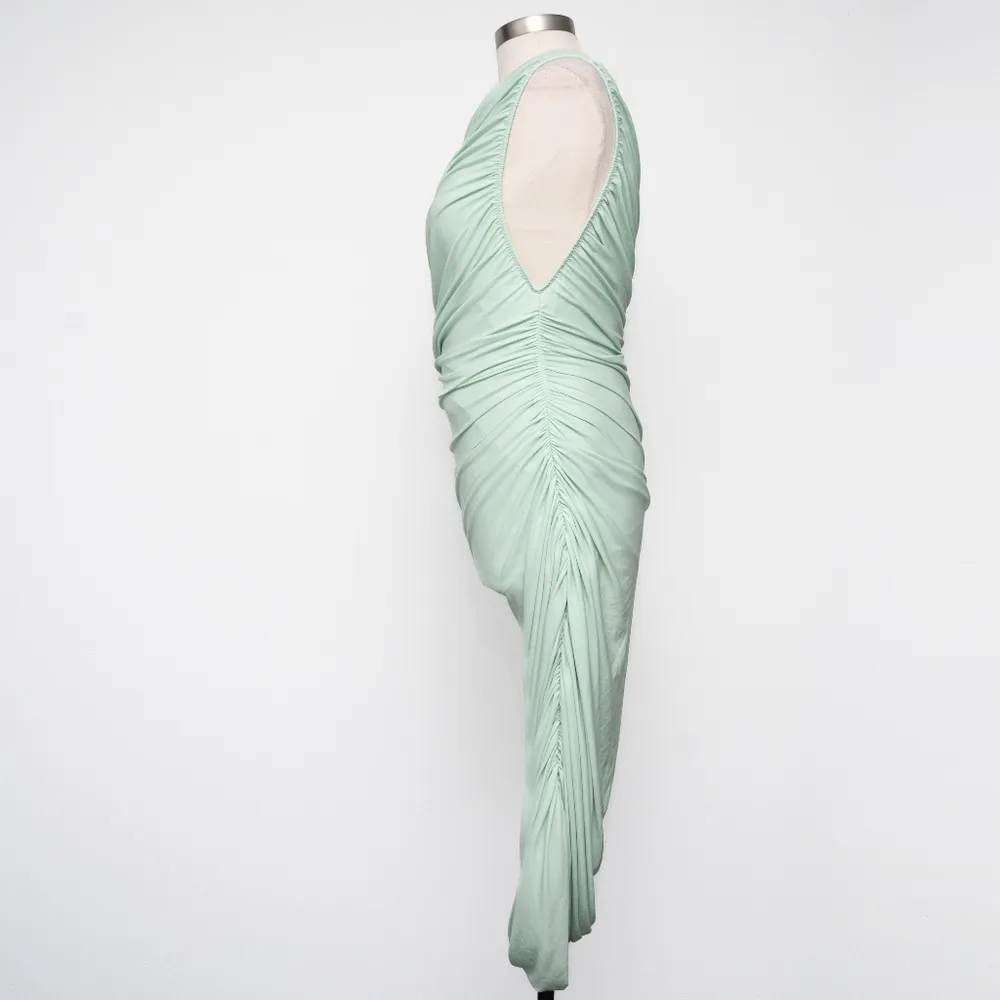 Norma Kamali. Diana Midi Stretch One Shoulder Dress - Image 8