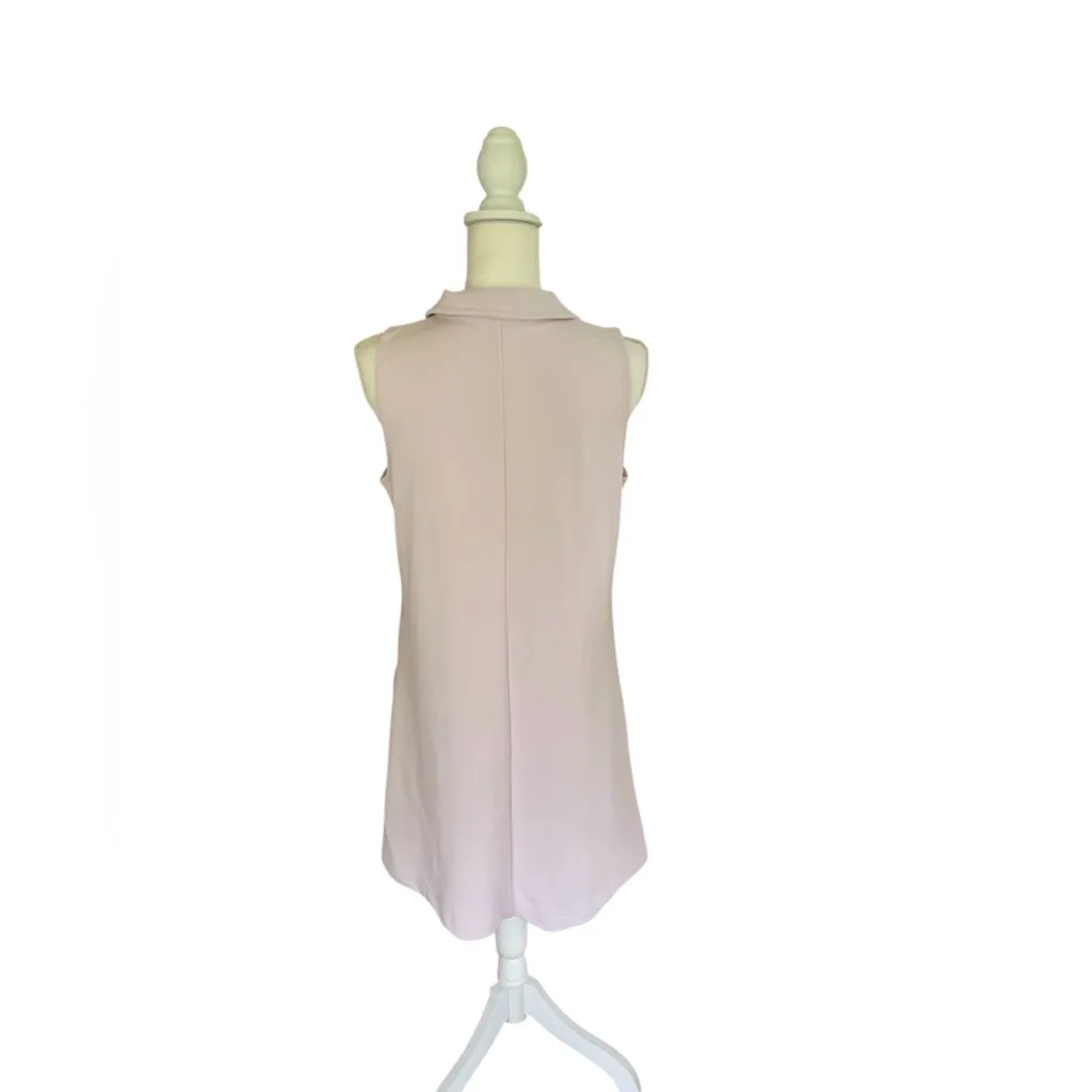 Natural Reflections Soft Haven Sleeveless Polo Dress Soft Lilac Size M - Image 5