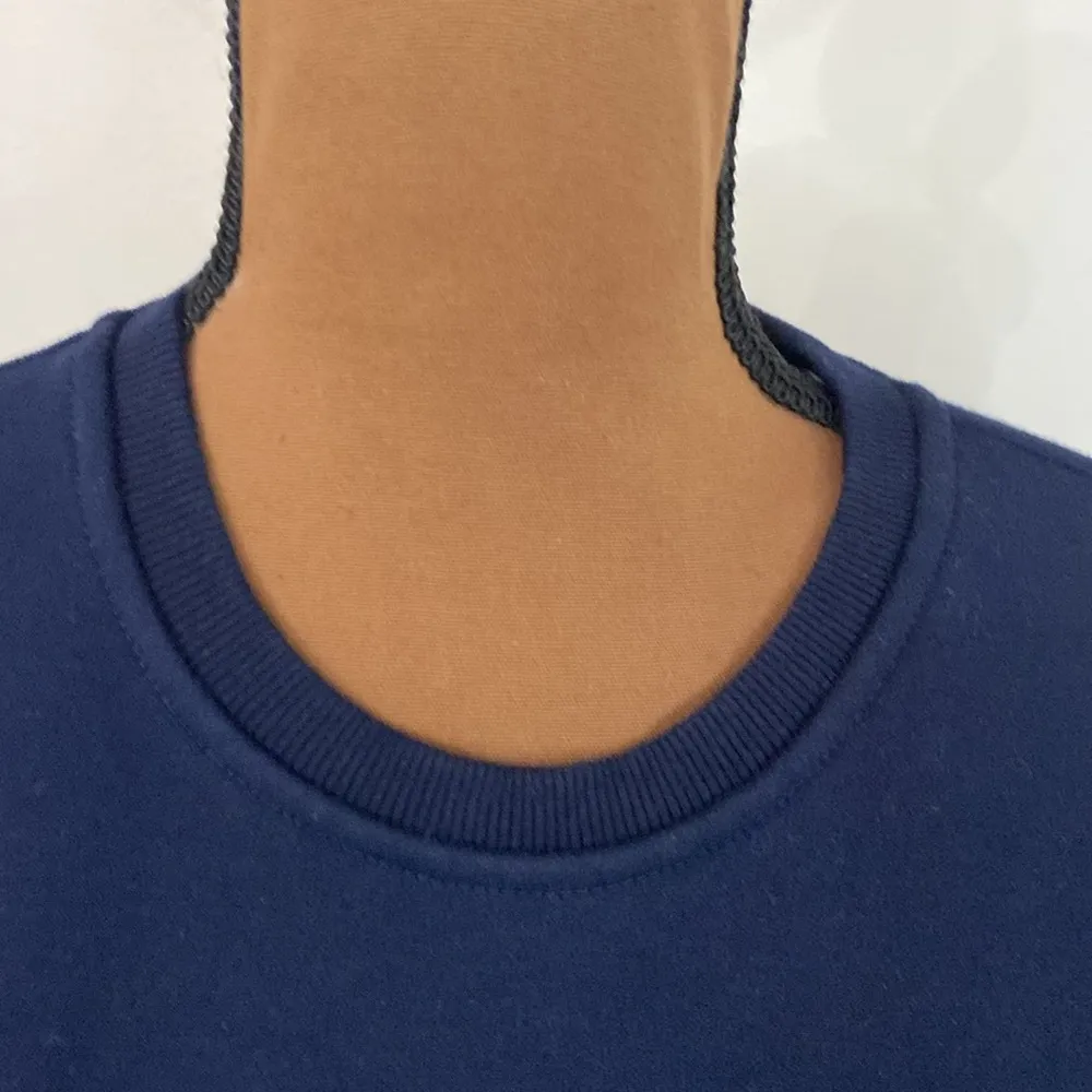 Tommy Hilfiger navy spellout logo graphic sweatshirt size S - Image 6