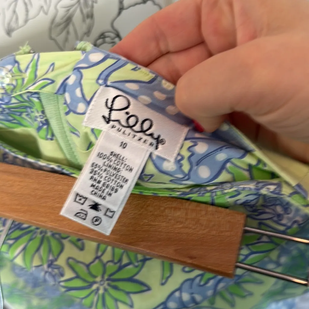 Lilly Pulitzer vintage white label crab salad
Colorful skirt - Image 5