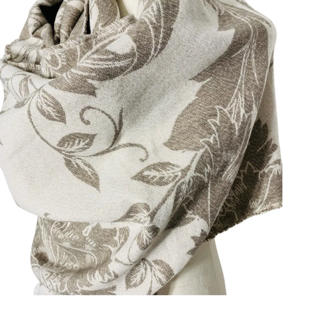 ANN TAYLOR FACTORY Floral Blanket Scarf - Image 3