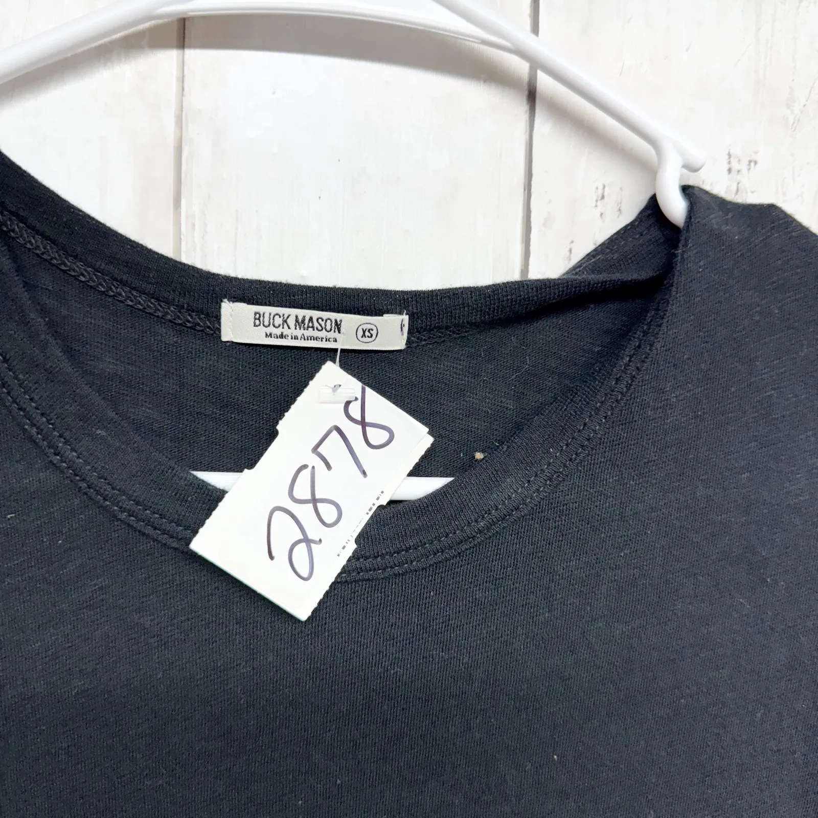 Buck Mason Shirt Women Size XS Black Slub Muscle Tank Top Basic Staple Casual - Image 2