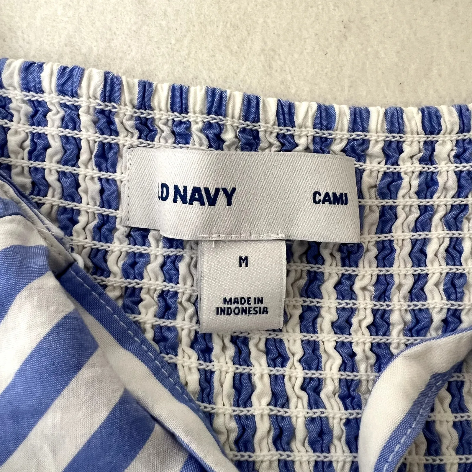 Old Navy Blue Striped Cami Dress - Image 6