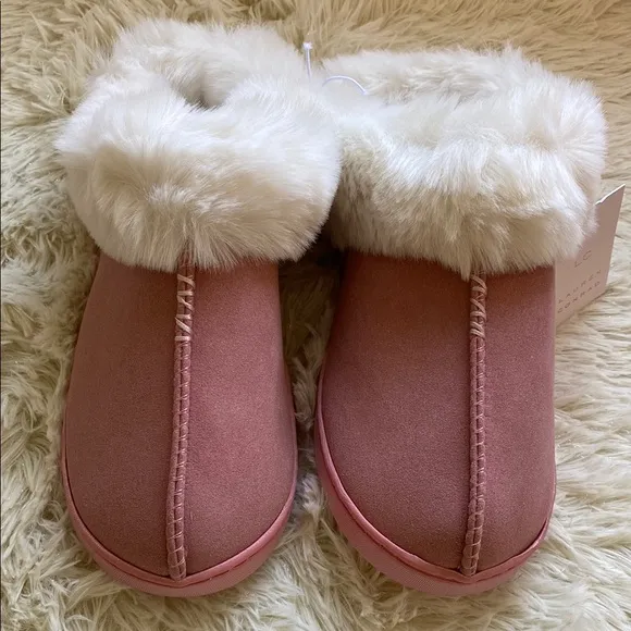 Women's LC Lauren Conrad Faux Fur Clog Slippers - Image 2