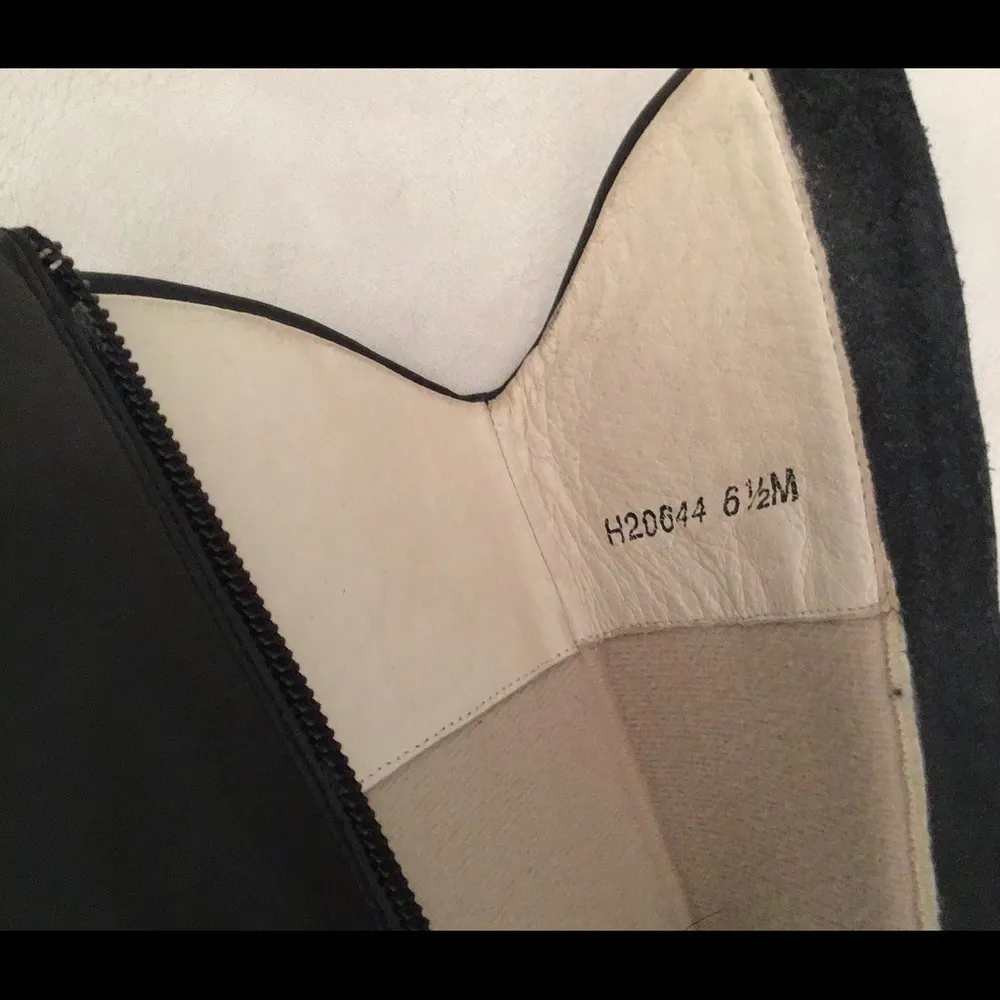 Ros Hommerson Leather and Snake Mid Calf Western Boot Size 6.5 - Image 8