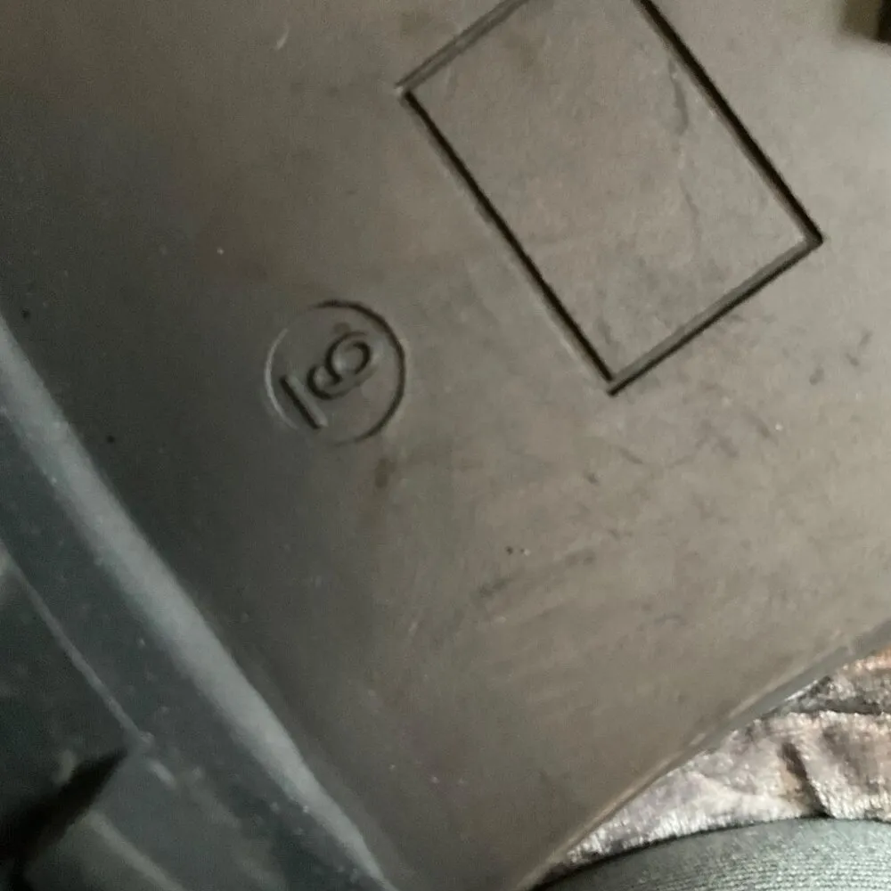 Ardene Womens Black Ankle Boots With Buckle & Zipper Detail Size 9 Featuring 3M - Image 6