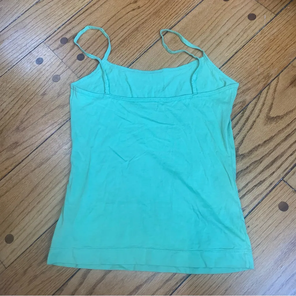 Juicy Couture Pam Gela Camisole Cami Top Green Women’s Small - Image 6