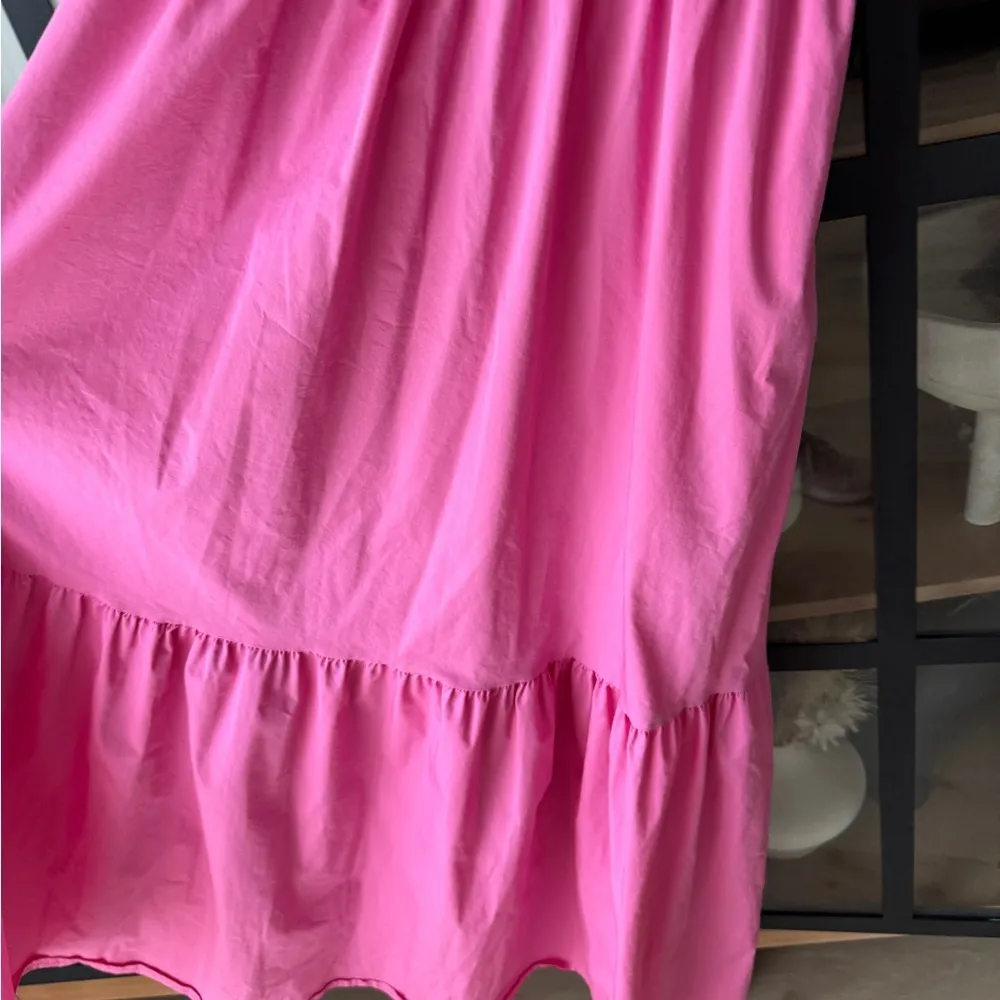 Strut & Bolt smocked maxi dress tiered ruffles flutter embroidered stitching nap - Image 4