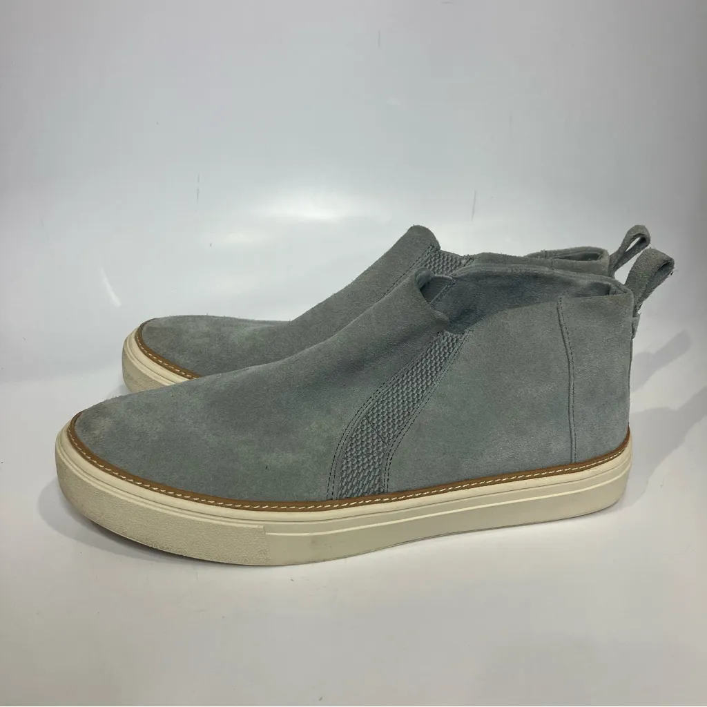 Toms Bryce blue‎ suede sneakers boots shooties casual women’s size 9 casual - Image 4