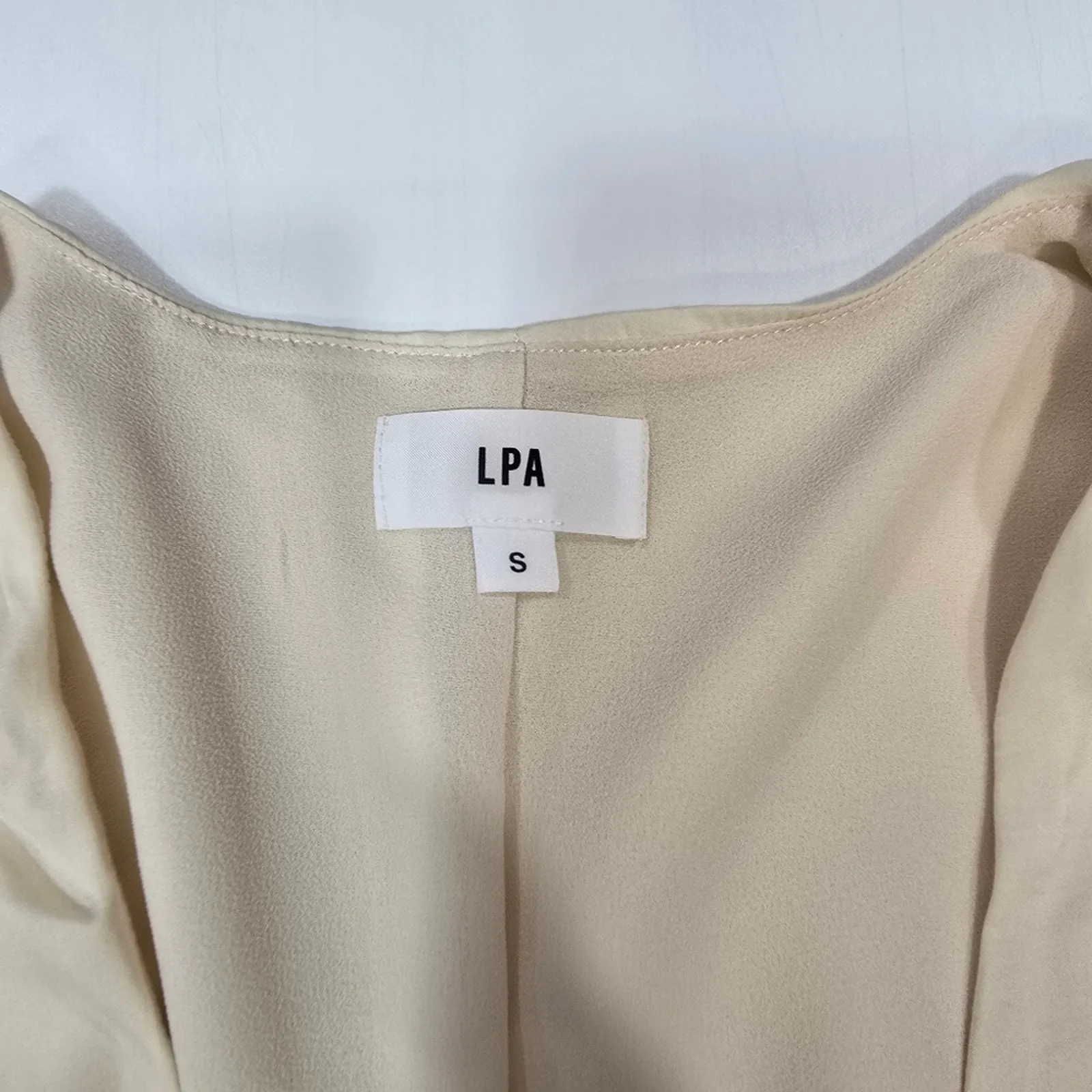 LPA Fabrizia Dress in Cream Small - Image 10